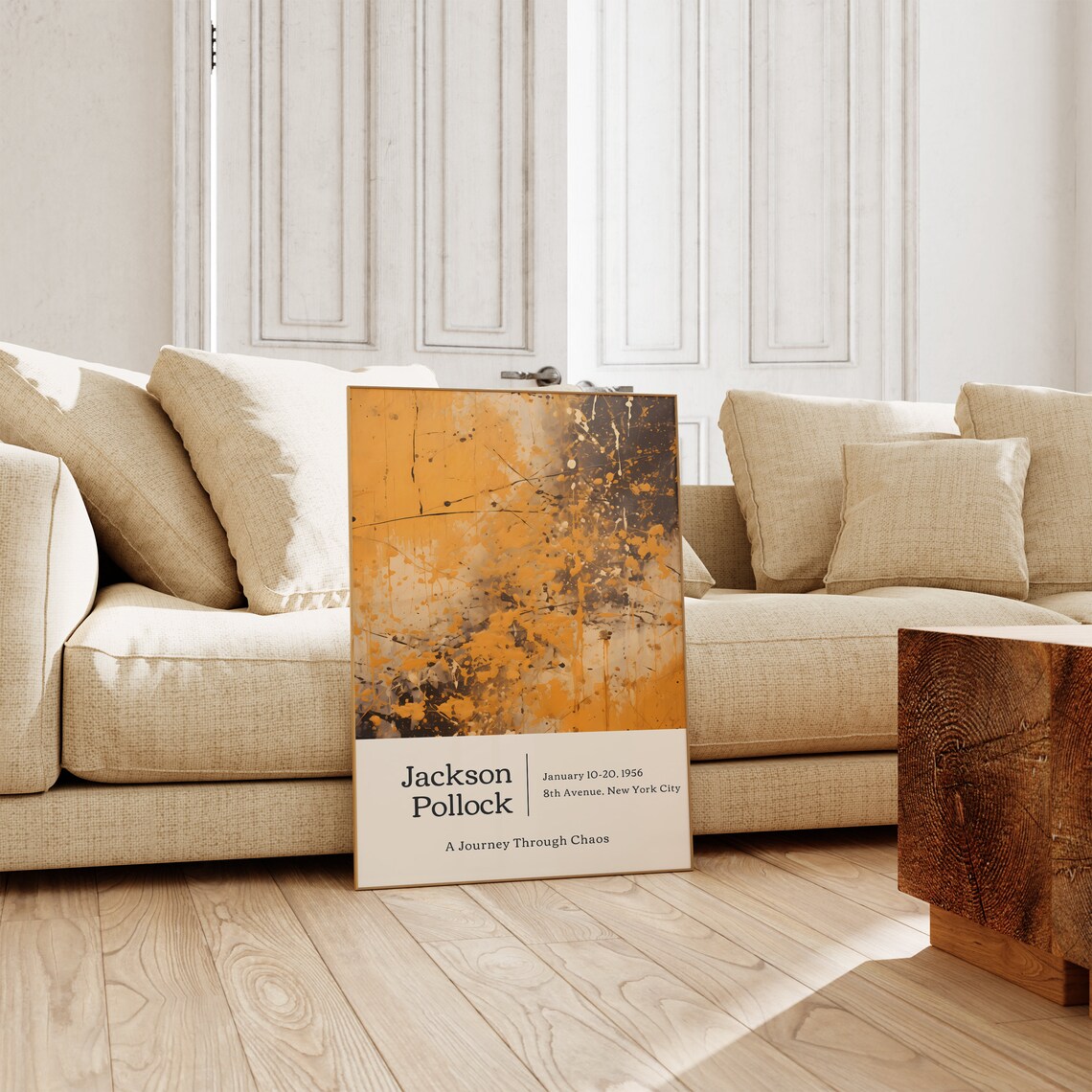 Jackson Pollock Trendy Wall Art Poster Print - Image 3