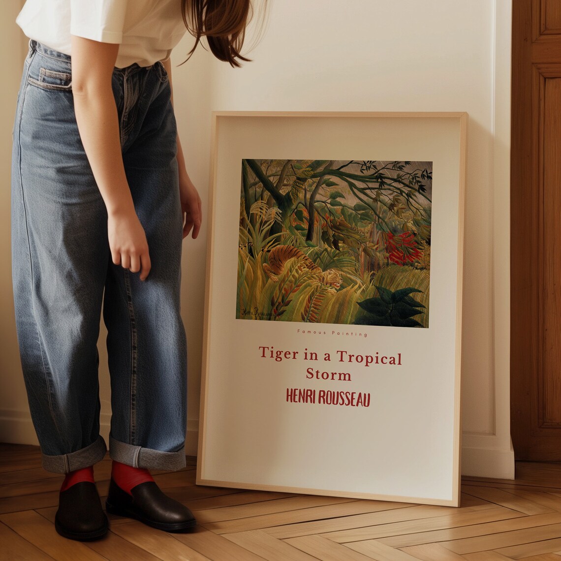 Henri Rousseau Poster Scene In Bagneux On The Outskirts Of Paris Realism Art Antique Decor Home Decoration Garden Poster - Image 4