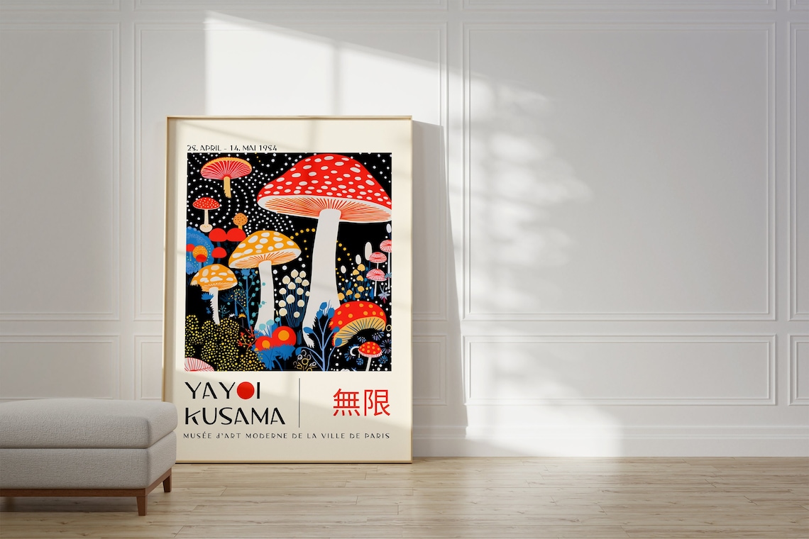 Yayoi Kusama Home Wall Decor Art Print
