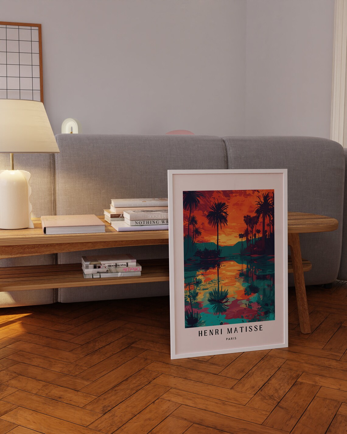 Monet-Inspired Matisse Art Print, Living Room Decor - Image 3