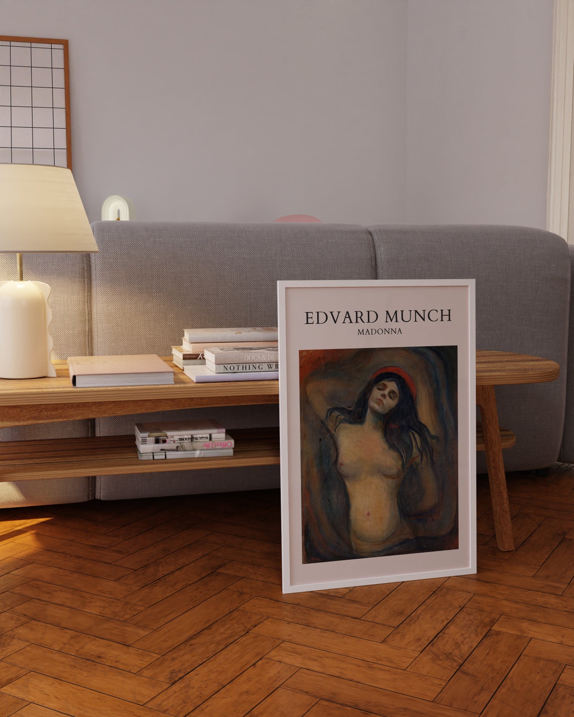 Edvard Munch Madonna Classic Expressionist Portrait Art Poster - Image 4
