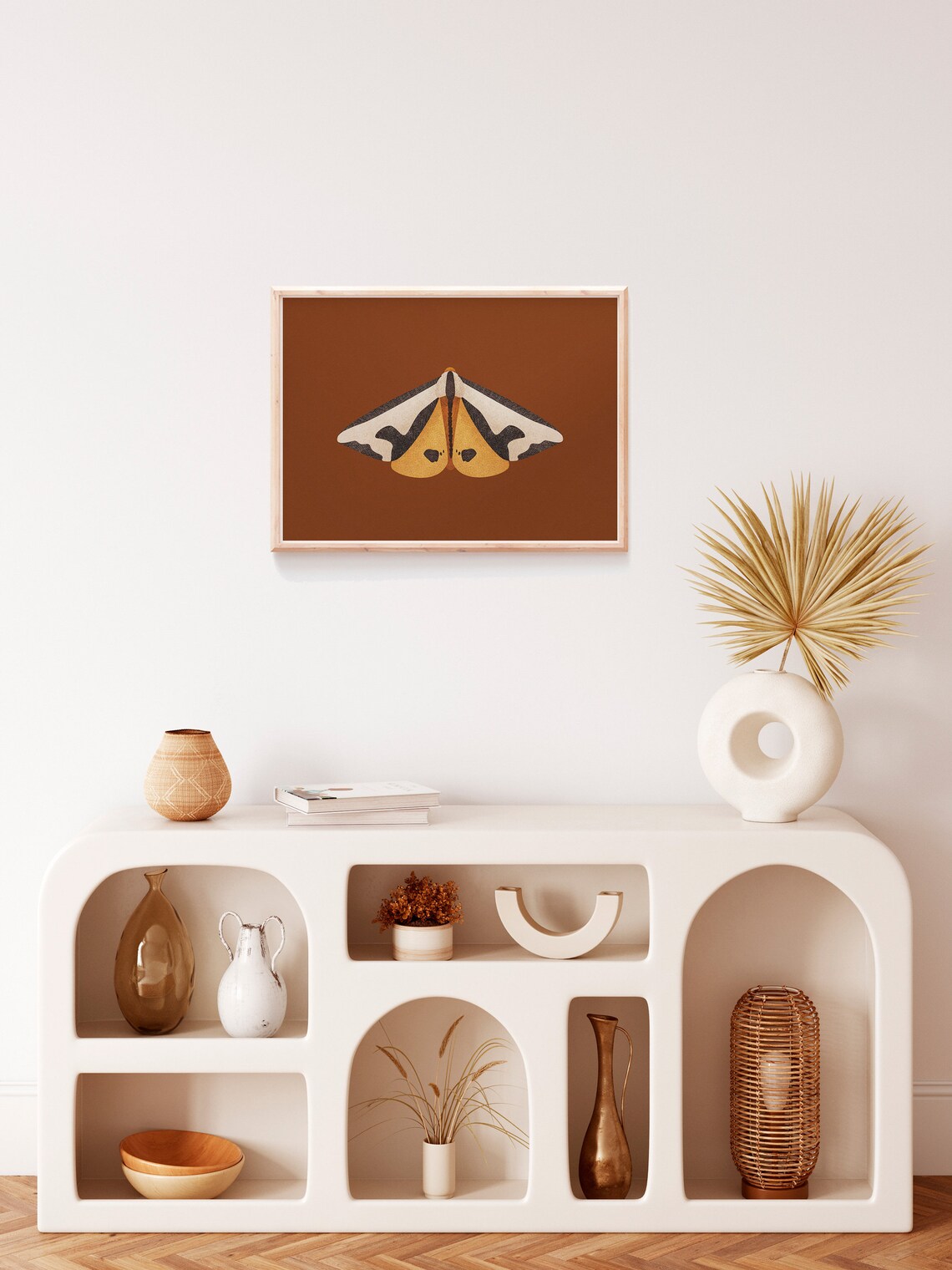 Moth Illustration Art Print, Modern Wildlife Decor - Image 3