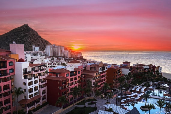 Cabo San Lucas Art Cabo San Lucas Playa Grande Resort Playa Grande Sunrise Cabo San Lucas Wall Art Cabo San Lucas