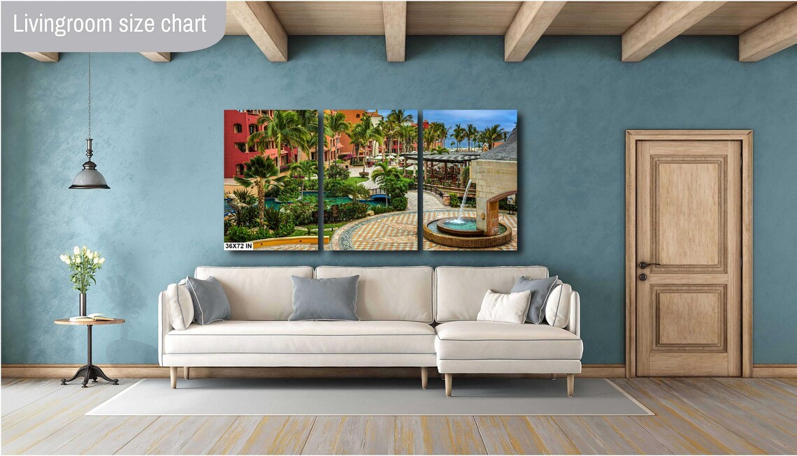 Cabo San Lucas Playa Grande Travel Poster Print - Image 2