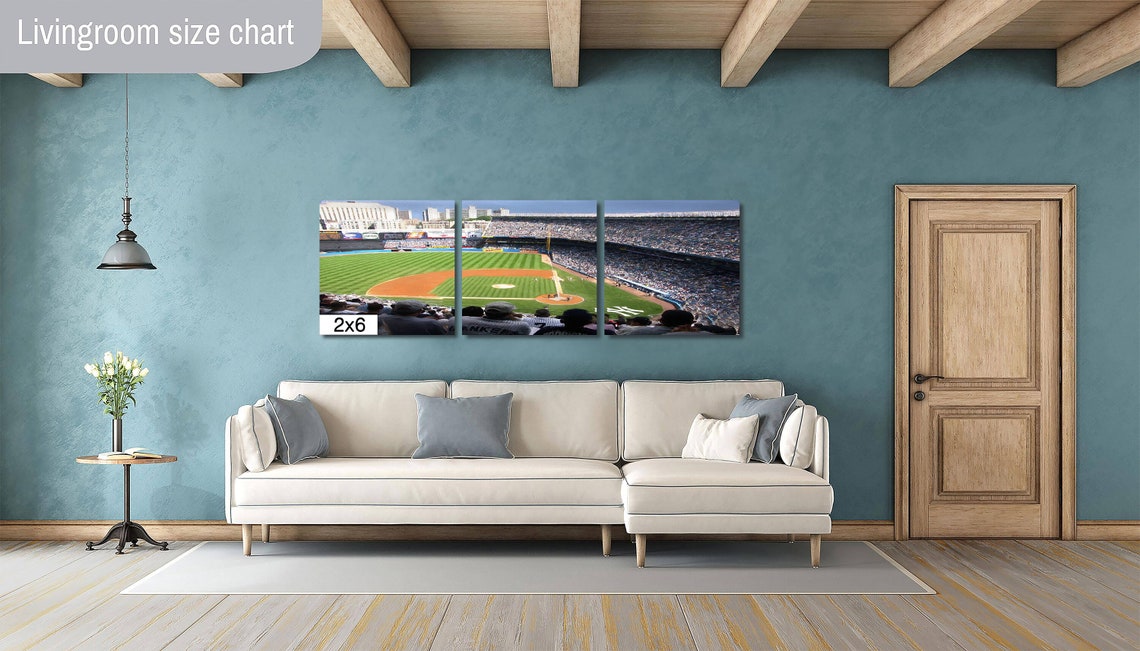 Old Yankee Stadium Baseball Game Packed Stands Field View Poster - Image 3