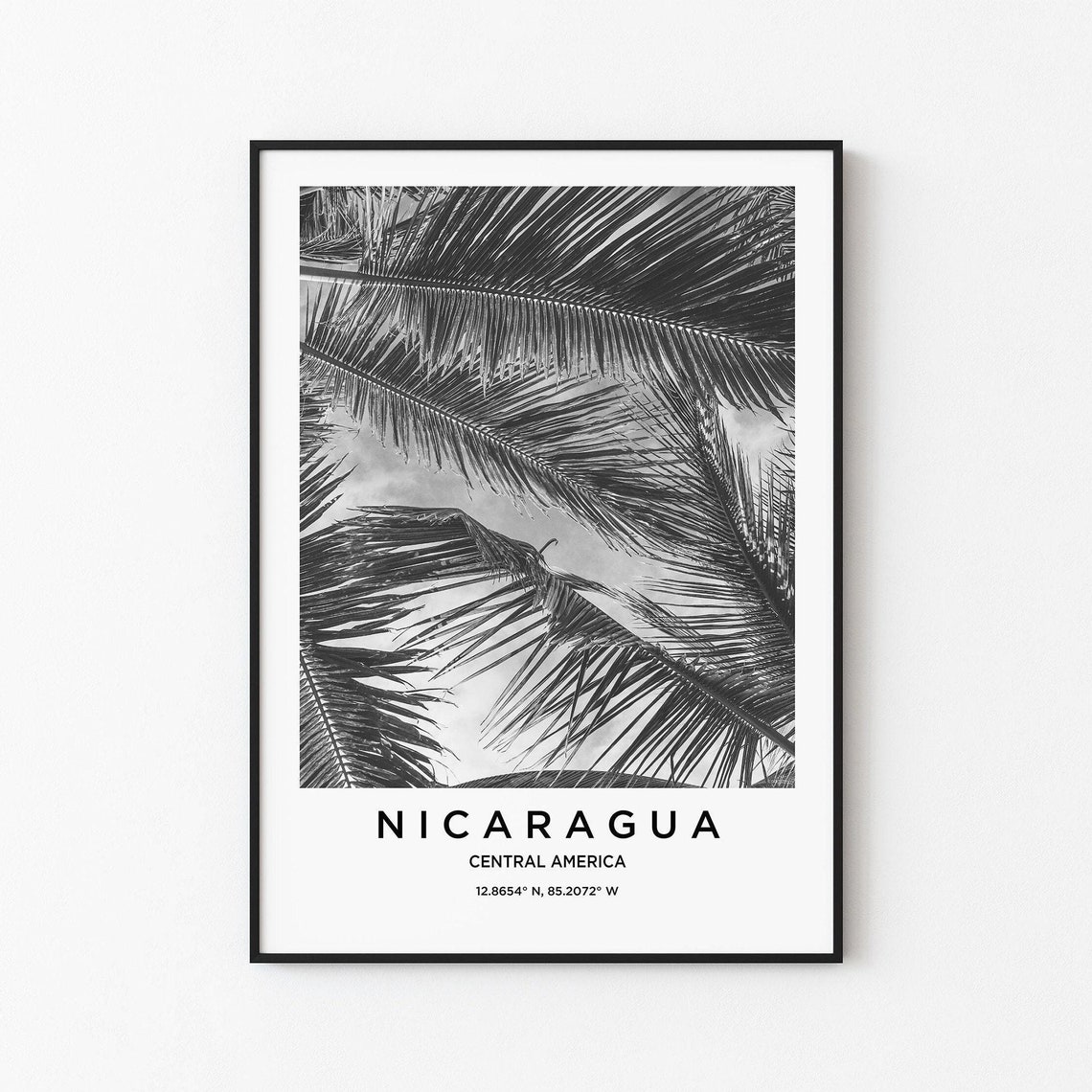 Nicaragua Art Nicaragua Print Nicaragua Poster Nicaragua Art Nicaragua Photo Nicaragua Map Nicaragua Painting Nicaragua Travel