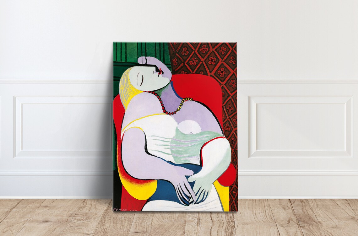 Le Rêve by Picasso, The Dream Art Print