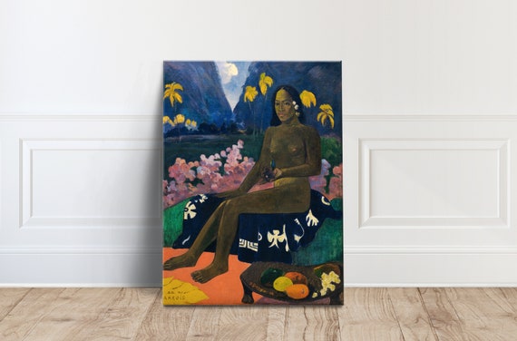 Paul Gauguin The Seed Of Areoi Canvas Print Poster Wall Art