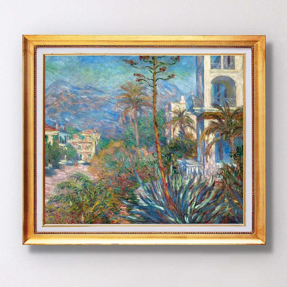Claude Monet Villas At Bordighera Fine Art Glice 1884 Sku 0140