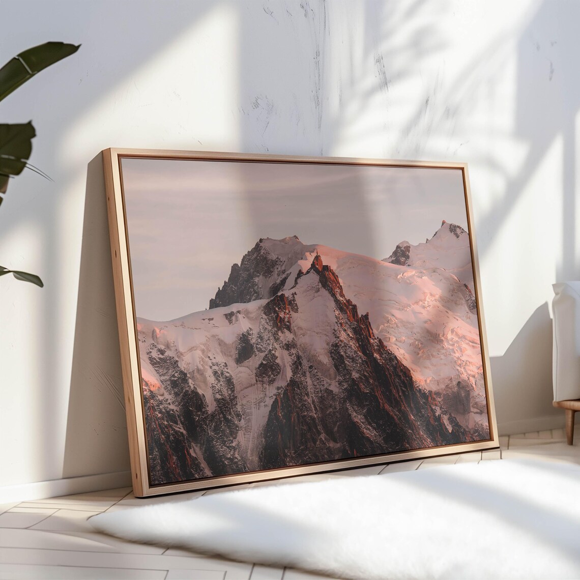 Aiguille Du Midi Chamonix French Alps Art Print - Image 3