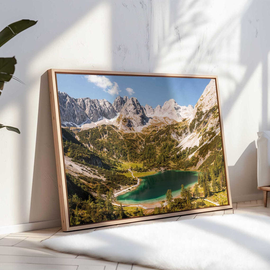 Seebensee Lake Austria Print Stunning Alpine Landscape Wall Art Nature Decor For Modern Lodge Or Rustic Home Interiors - Image 3