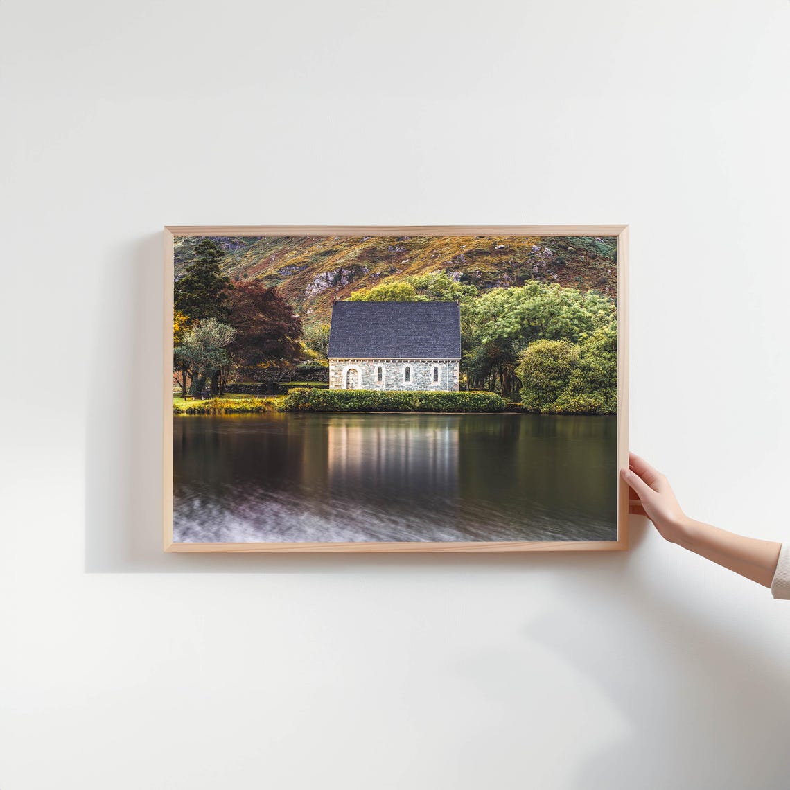 St Finbarr Oratory Gougane Barra Ireland Lakeside Chapel Poster - Image 2