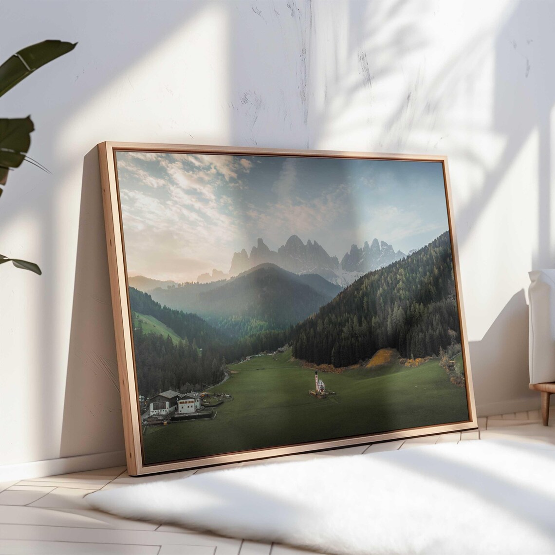 Santa Maddalena Church in Val di Funes Dolomites Italy Poster - Image 3
