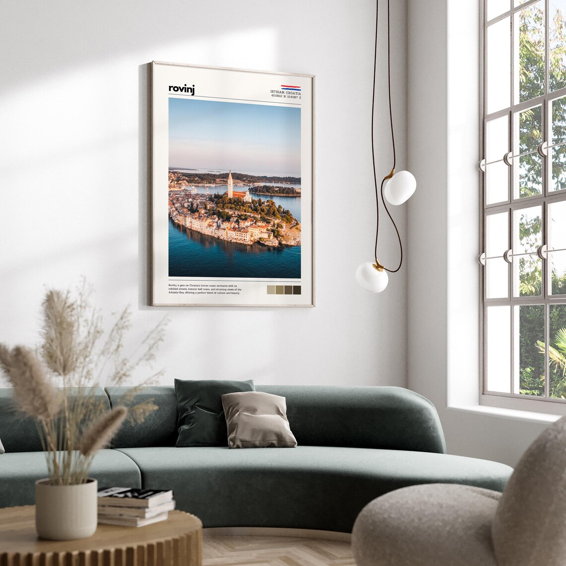 Rovinj Croatia Travel Poster, Adriatic Coast - Image 4