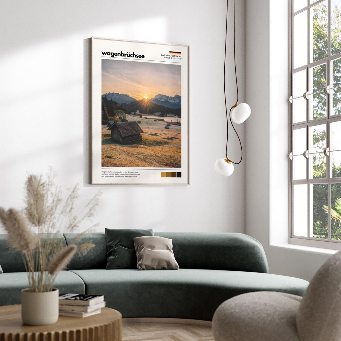 Wagenbrchsee Geroldsee Bavarian Alps Sunrise Travel Poster - Image 4
