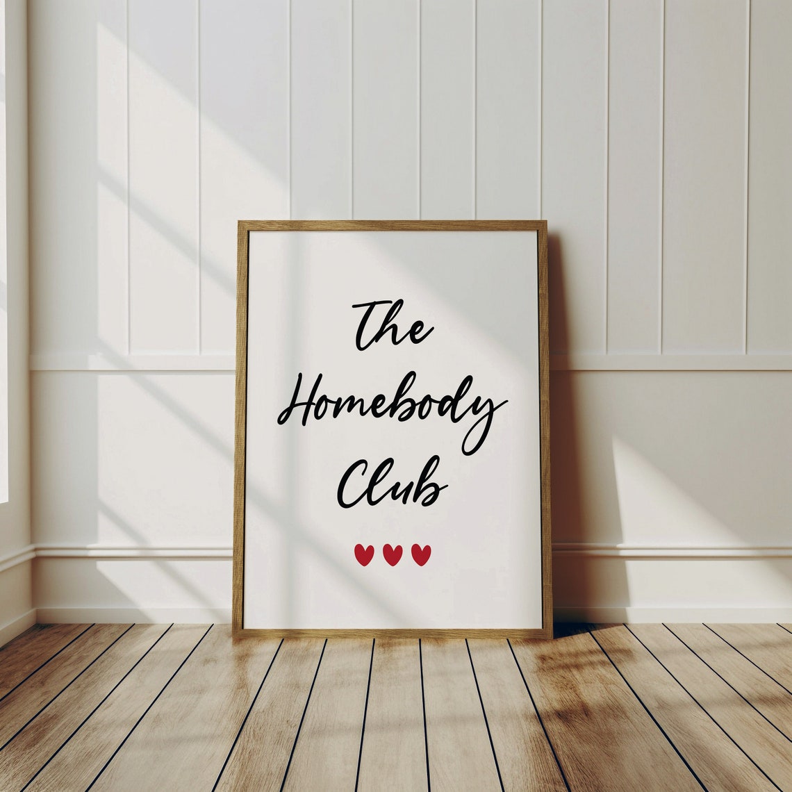 Home Body Club Trendy Wall Art Homebody Club Wall Art Cute Apartment Minimalist Wall Art Gifts For Introverts Indie Room Decor - Image 2