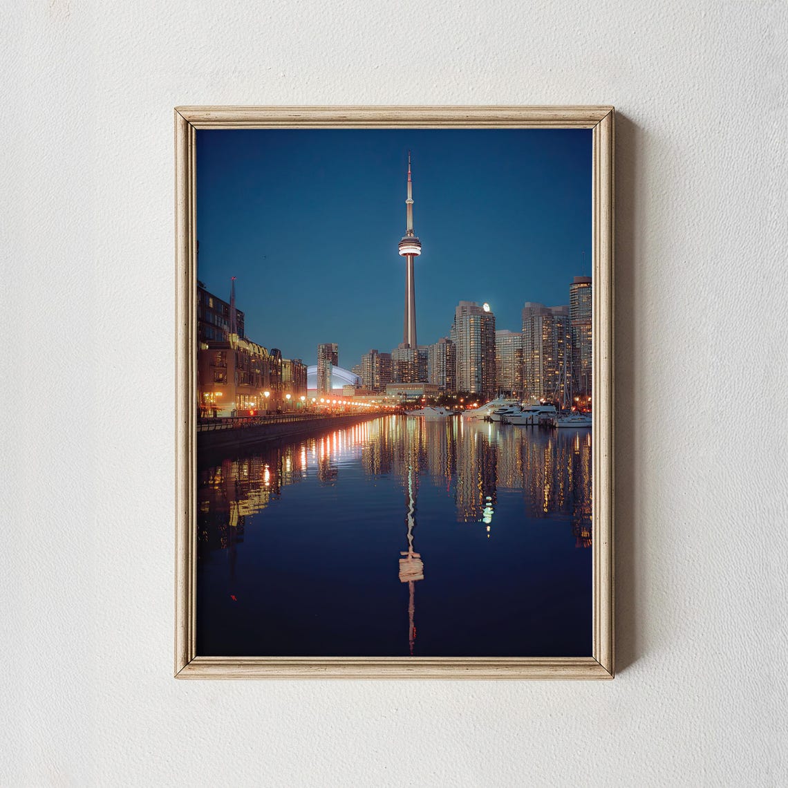 Toronto Skyline Wall Art Print Cn Tower Cityscape Photography