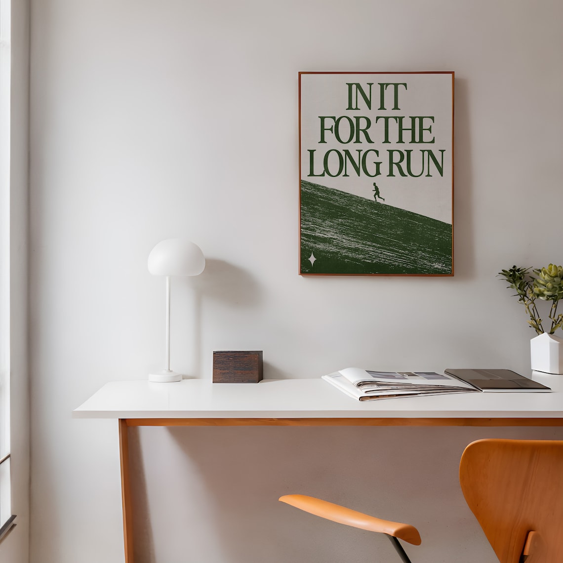 Modern Minimal In It For The Long Run Poster - Image 3