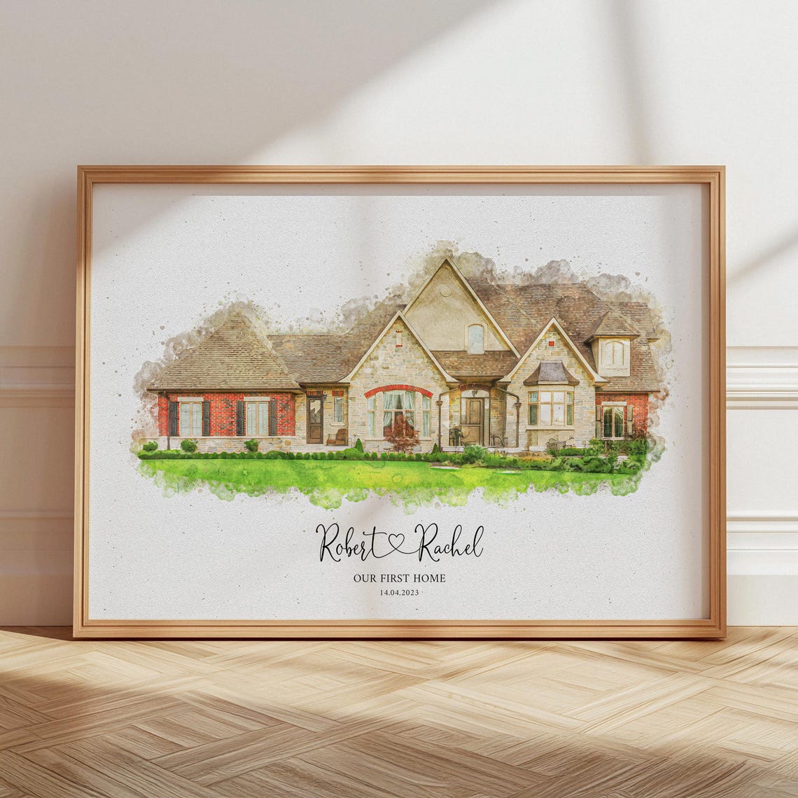 Watercolor Home Painting, Housewarming Gift Art Print - Image 5