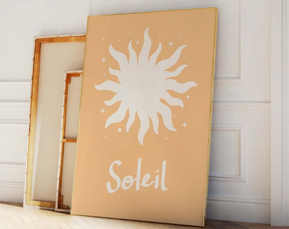 Sunshine Print Art Cute Summer Art Print Girly Wall Art Trendy Beach House Decor Coastal Wall Art