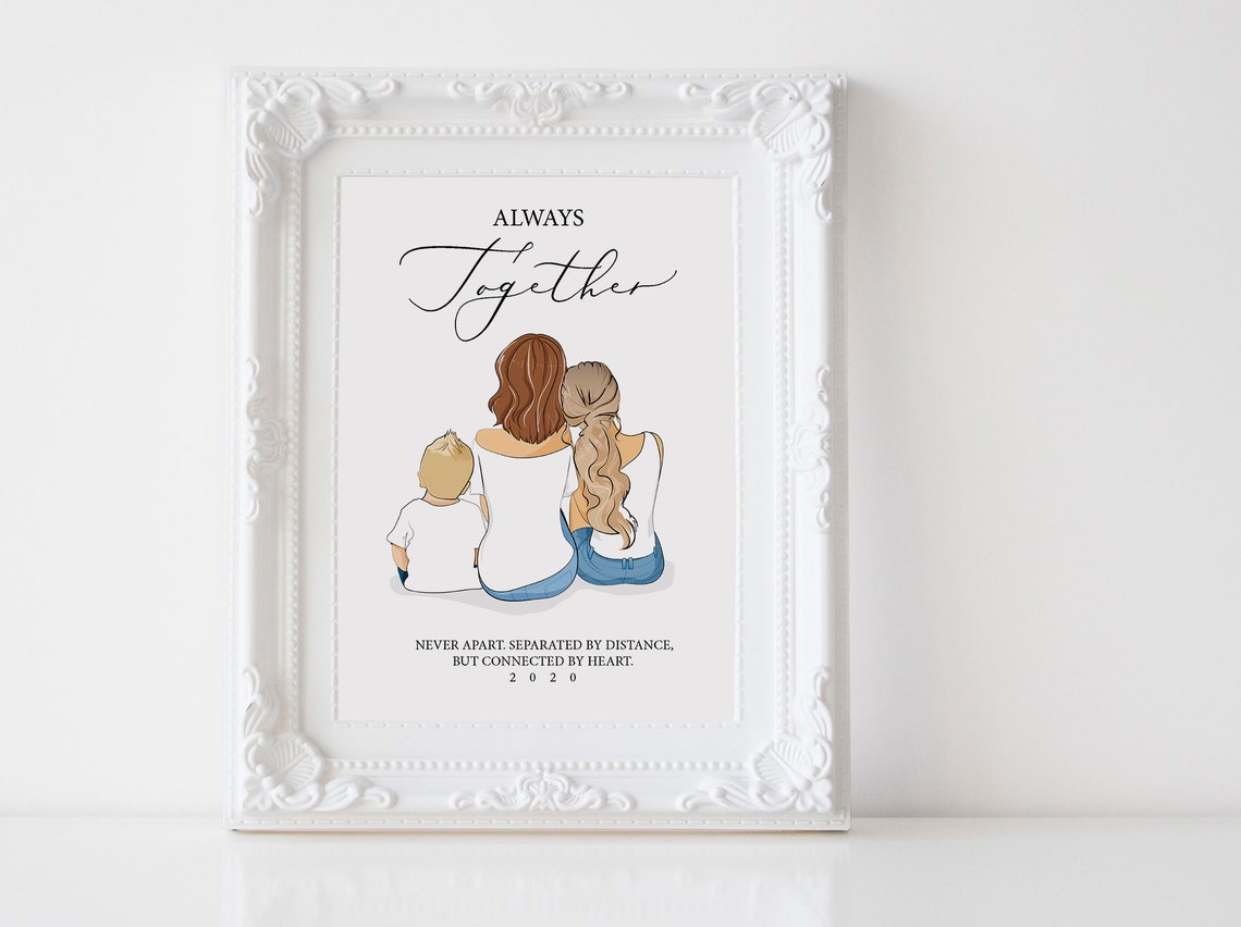 Custom Family Portrait Illustration Family Portrait Art Custom Illustration Custom Family Illustration Portrait Grandparents Gift - Image 3