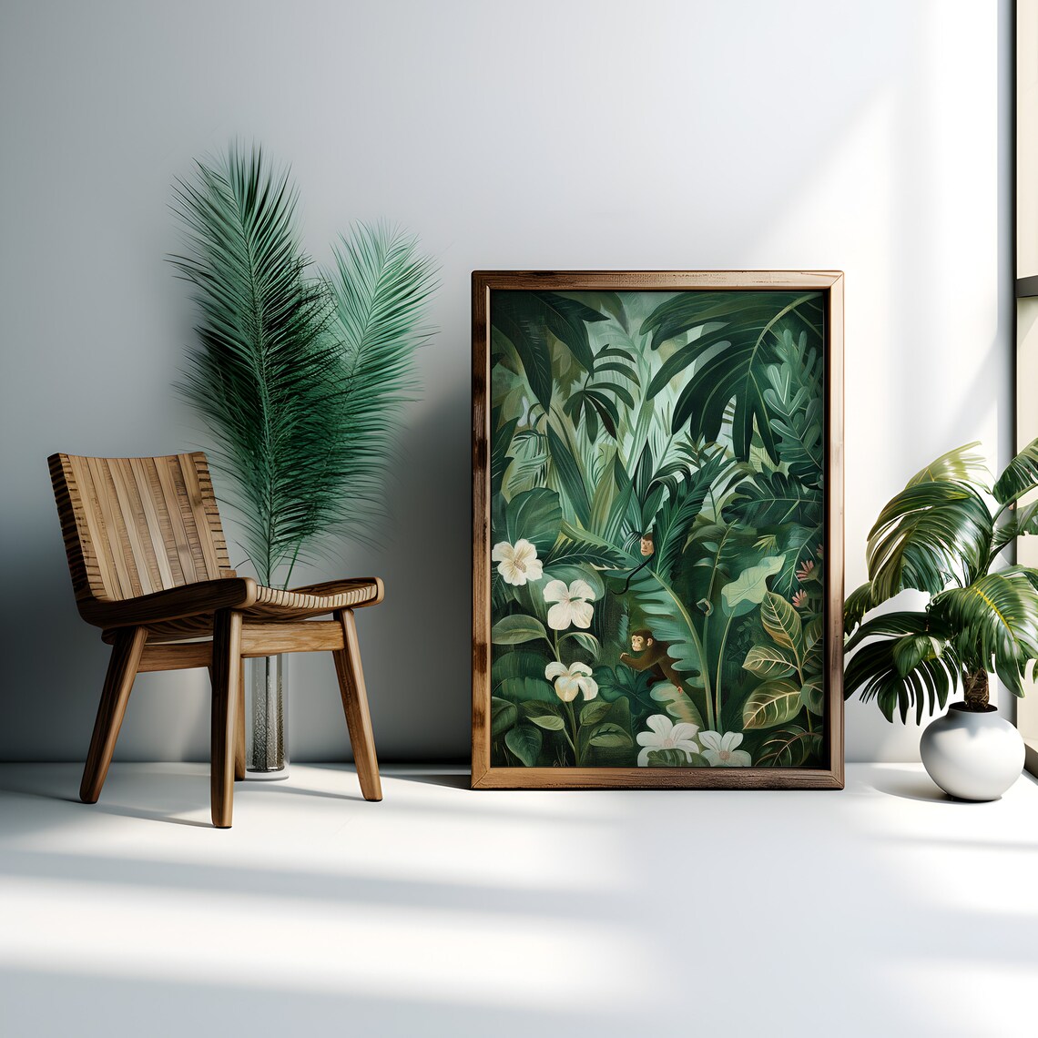 Henri Rousseau The Equatorial Jungle, Vintage Poster