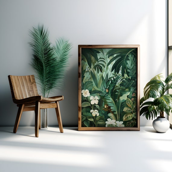 Henri Rousseau The Equatorial Jungle, Vintage Poster