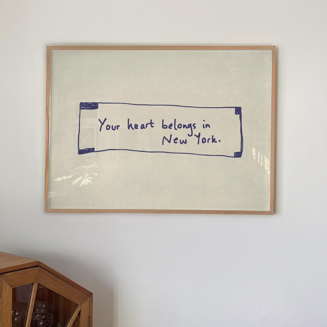Your Heart Belongs In New York Art Print