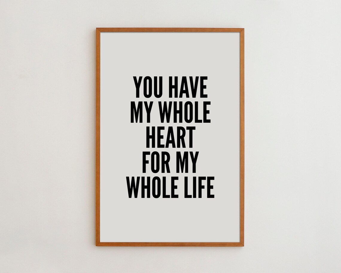 Wedding Gift Love Sign Art Print, Nursery Decor