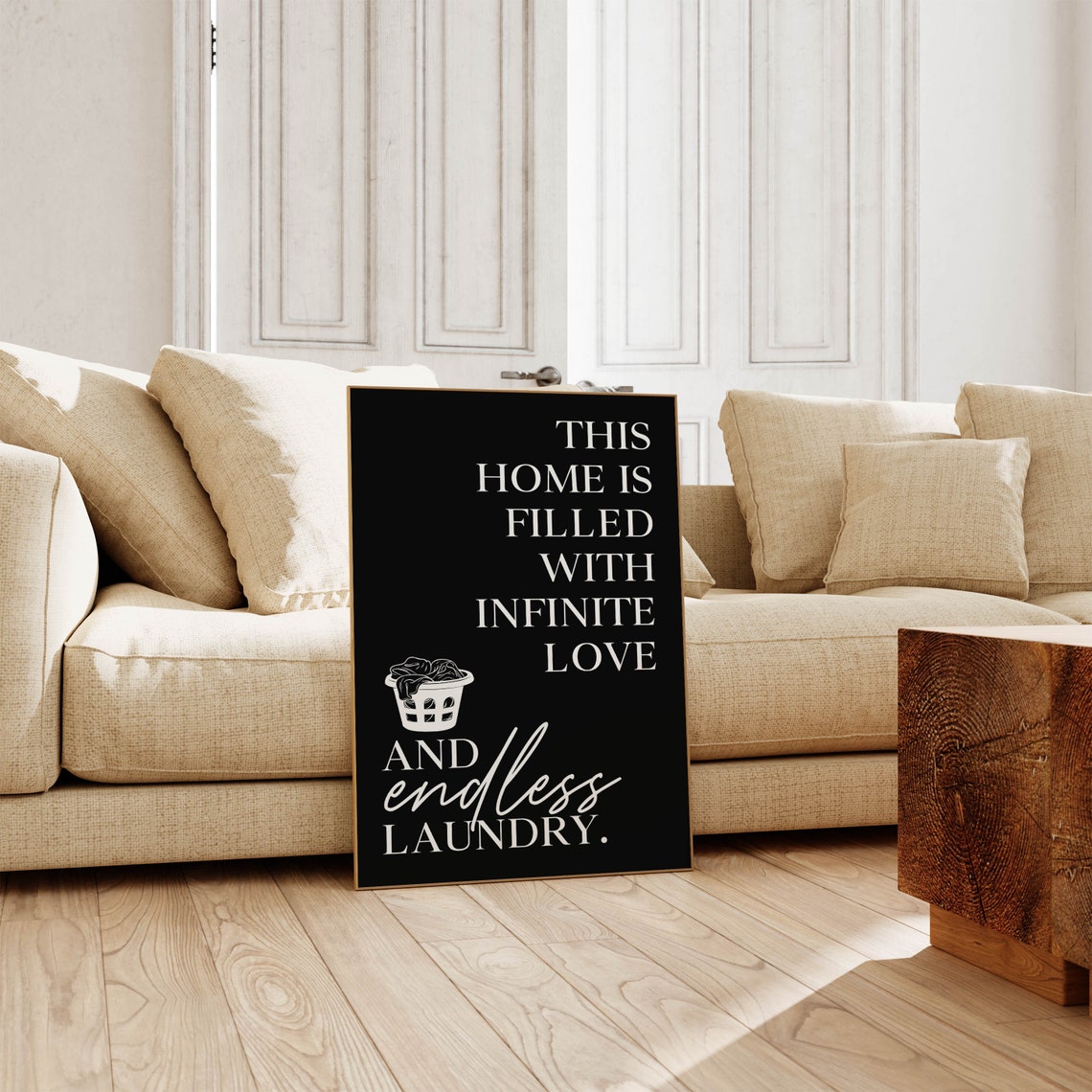 This Home Is Filled With Infinite Love Endless Laundry Poster - Image 4