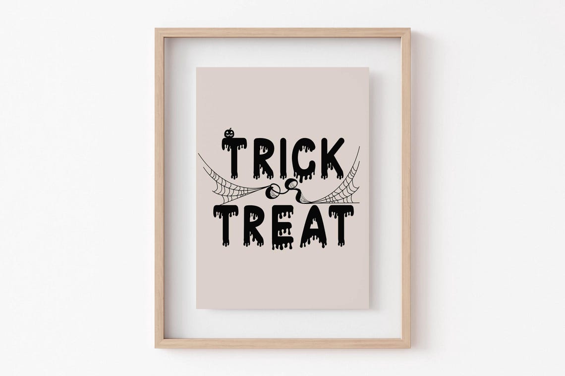 Halloween Bundle Set of 8 Vintage Spooky Seasonal Designs Poster - Image 5