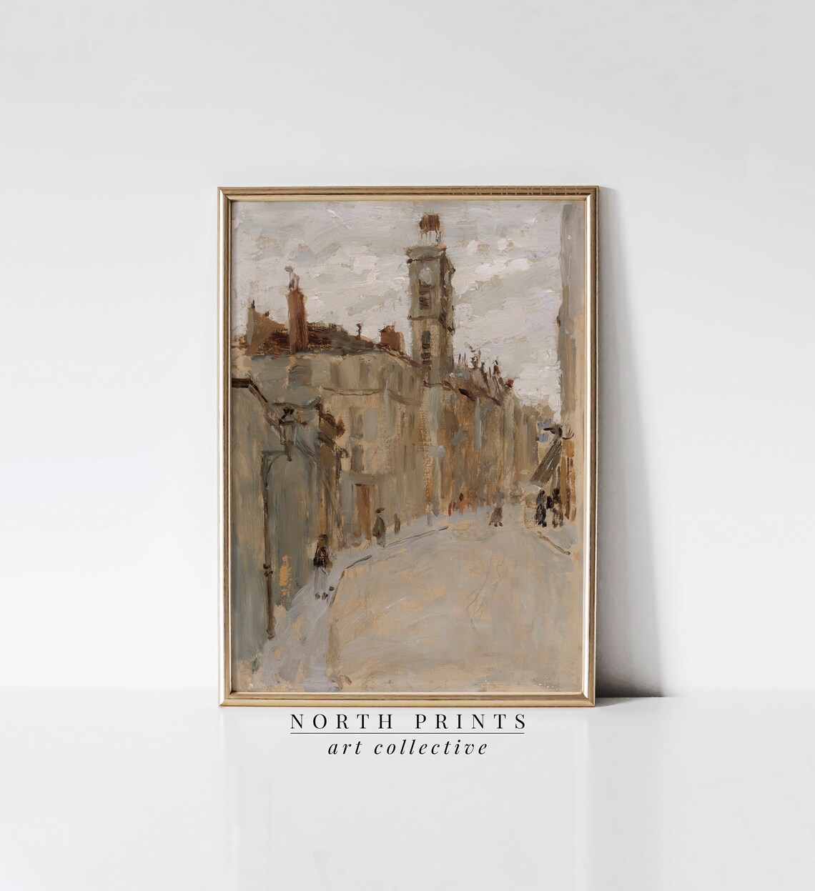 Vintage Paris Cityscape Art Print, French Architecture - Image 2