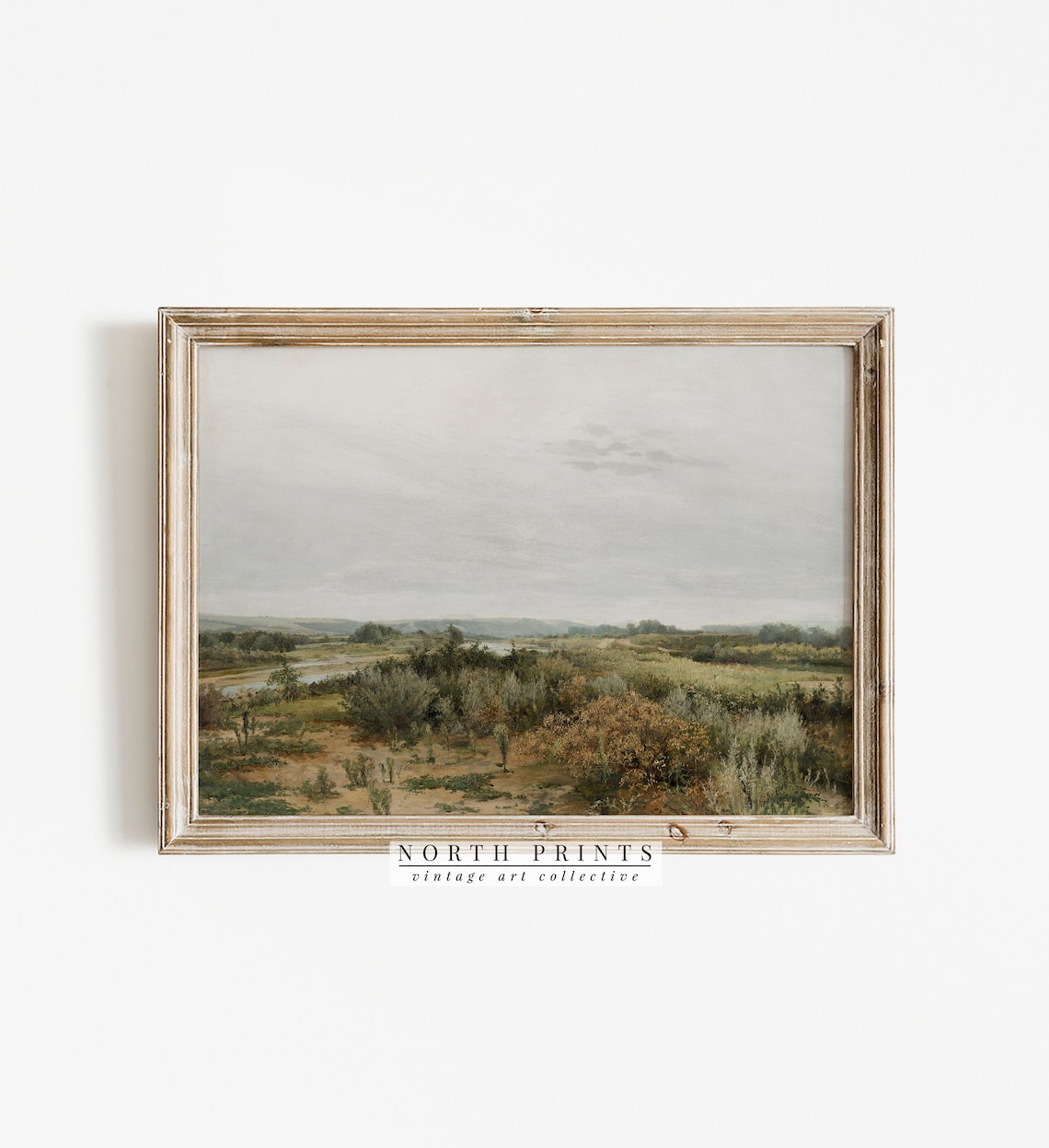 Southwestern Desert Landscape, Boho Vintage Art Print - Image 3