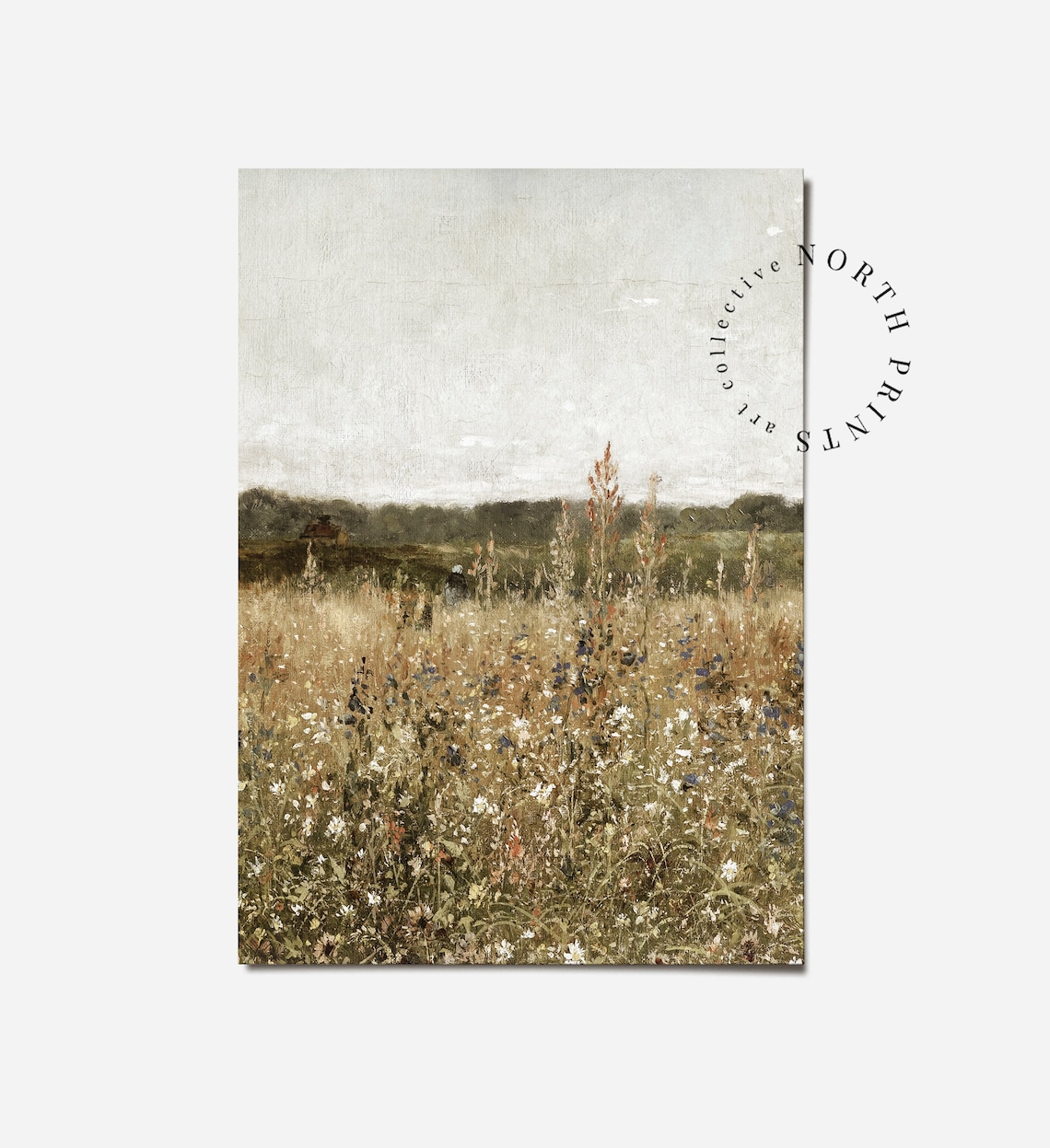Vintage Autumn Country Landscape Art Print - Image 2