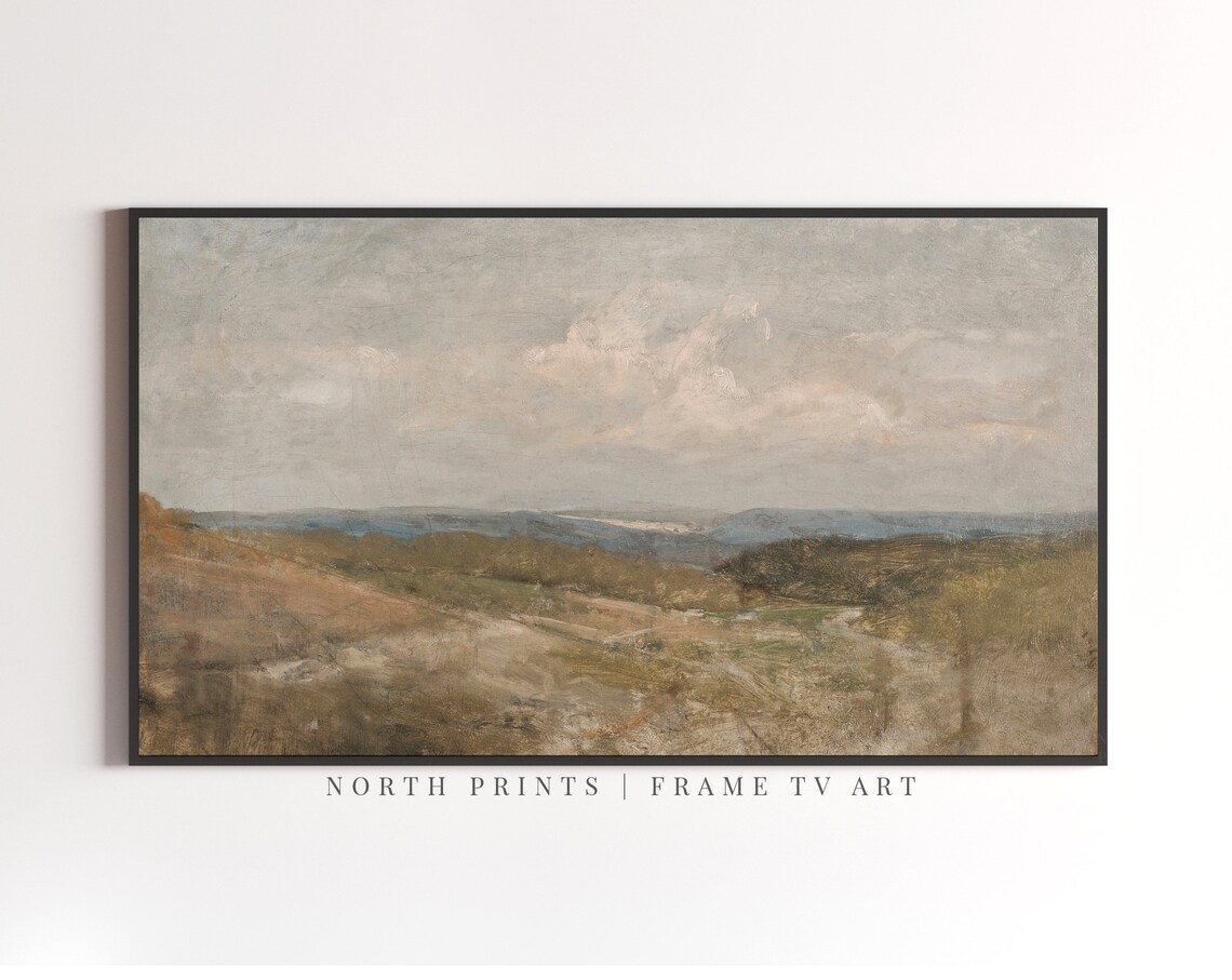 Frame Tv Art Vintage Valley Landscape Painting Muted Tv220 - Image 2
