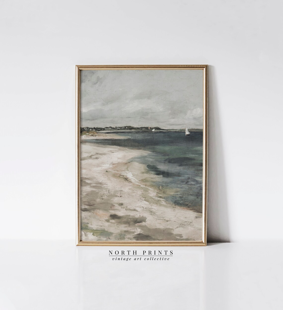 Lake House Decor Vintage Seaside Art Print