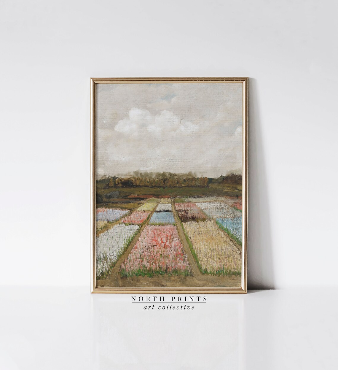 Amsterdam Tulip Fields Spring Landscape Poster - Image 4
