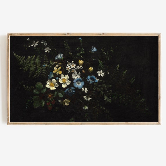 Wildflowers Spring Botanical Vintage Floral Art Print