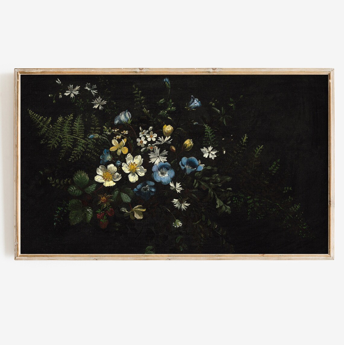 Wildflowers Spring Botanical Vintage Floral Art Print