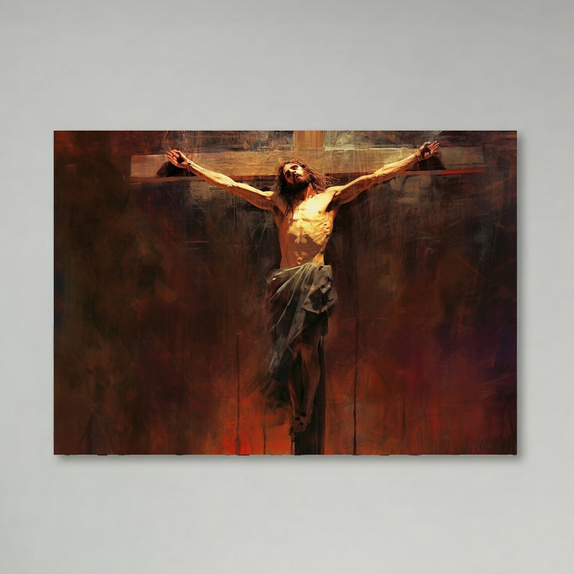 Jesus Christ Crucifixion - Spiritual Wall Art Print - Image 3