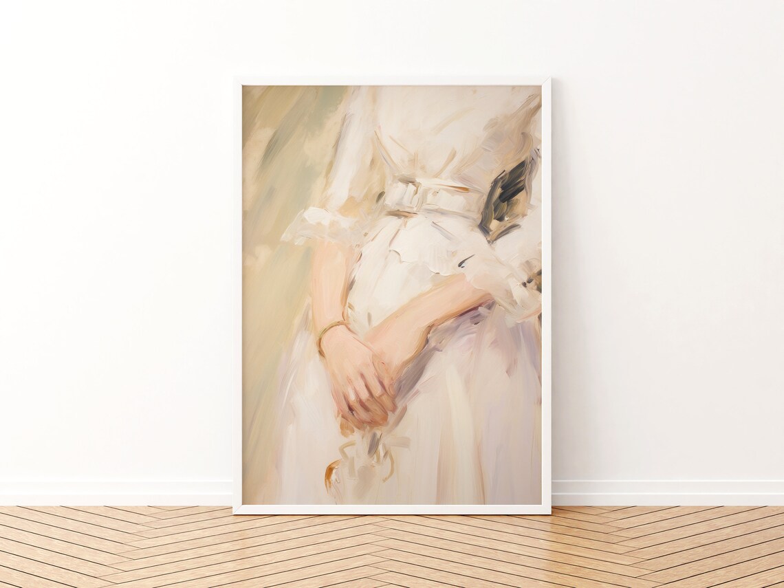 Book Nook Warm Aesthetic Painting Art Print - Image 3