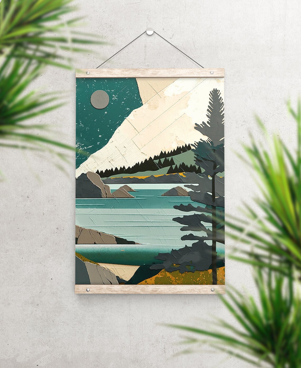 Lake Superior Travel Poster, Minnesota Scenery - Image 2