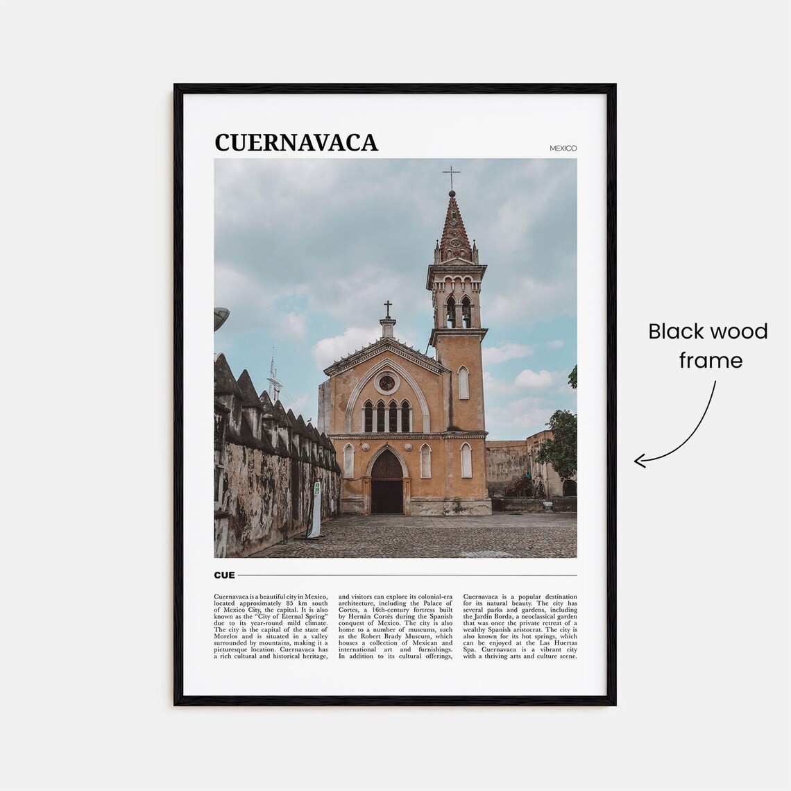 Cuernavaca Travel Poster, Mexico Wall Art Print - Image 2
