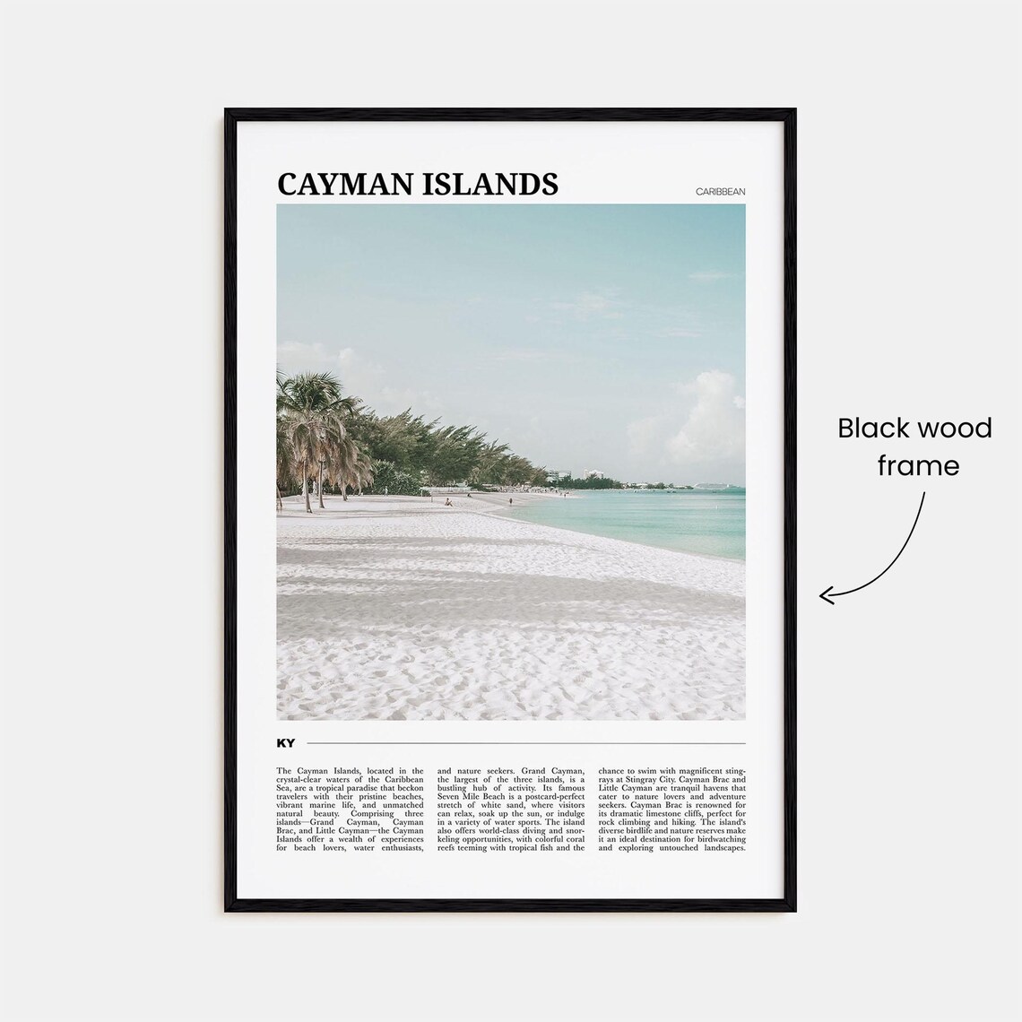 Cayman Islands Travel Poster, Caribbean Poster Print - Image 2