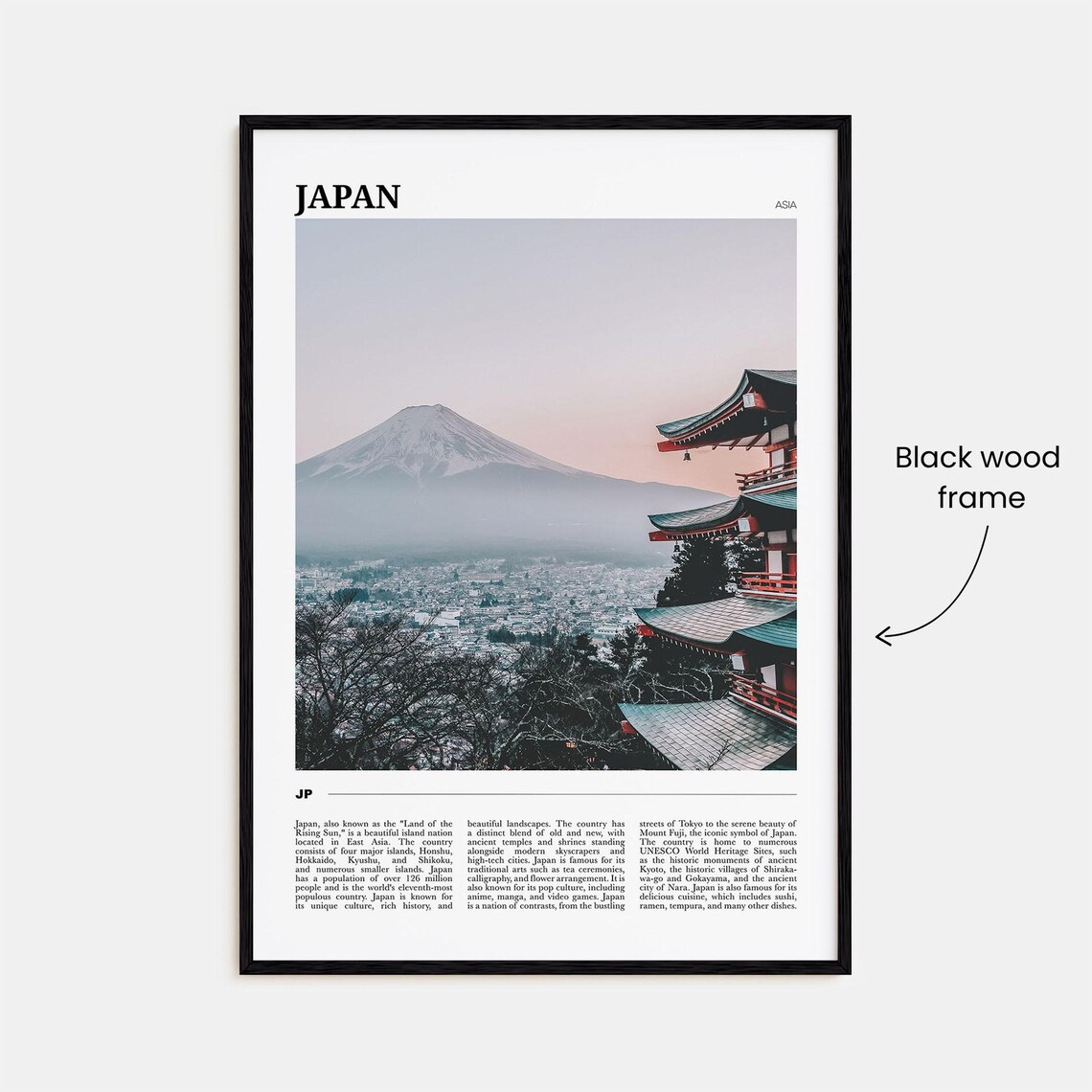 Japan Travel Poster, Asia Wall Art Print - Image 2