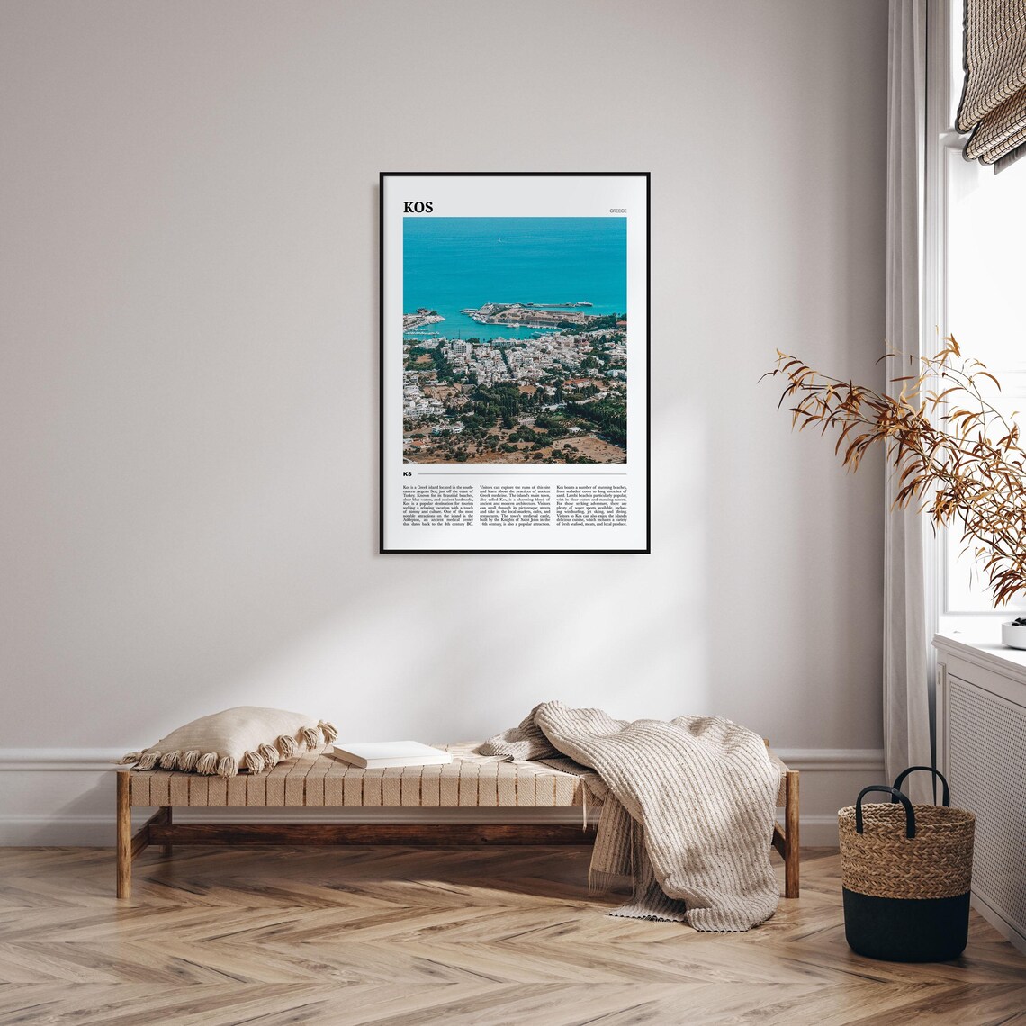 Kos Travel Poster, Greece Wall Art Print - Image 4