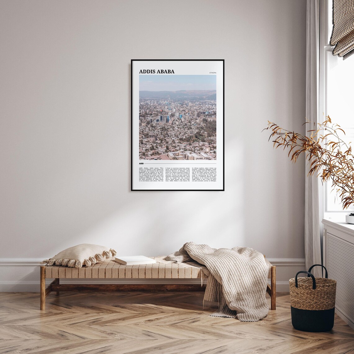 Addis Ababa Travel Poster, Ethiopia Wall Art Print - Image 4