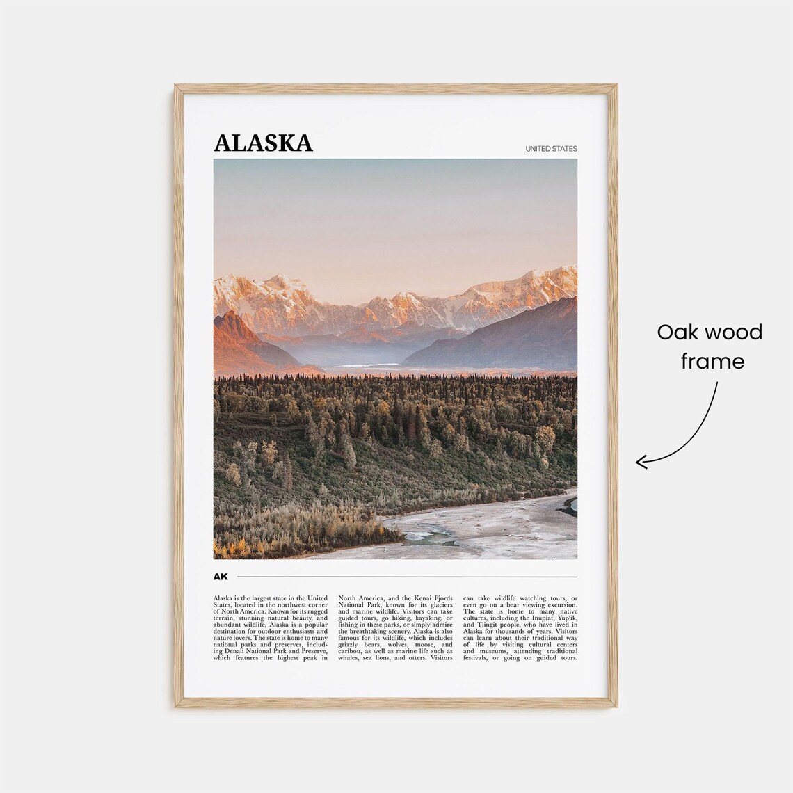 Alaska Travel Poster No. 2, Alaska Poster Print - Image 3