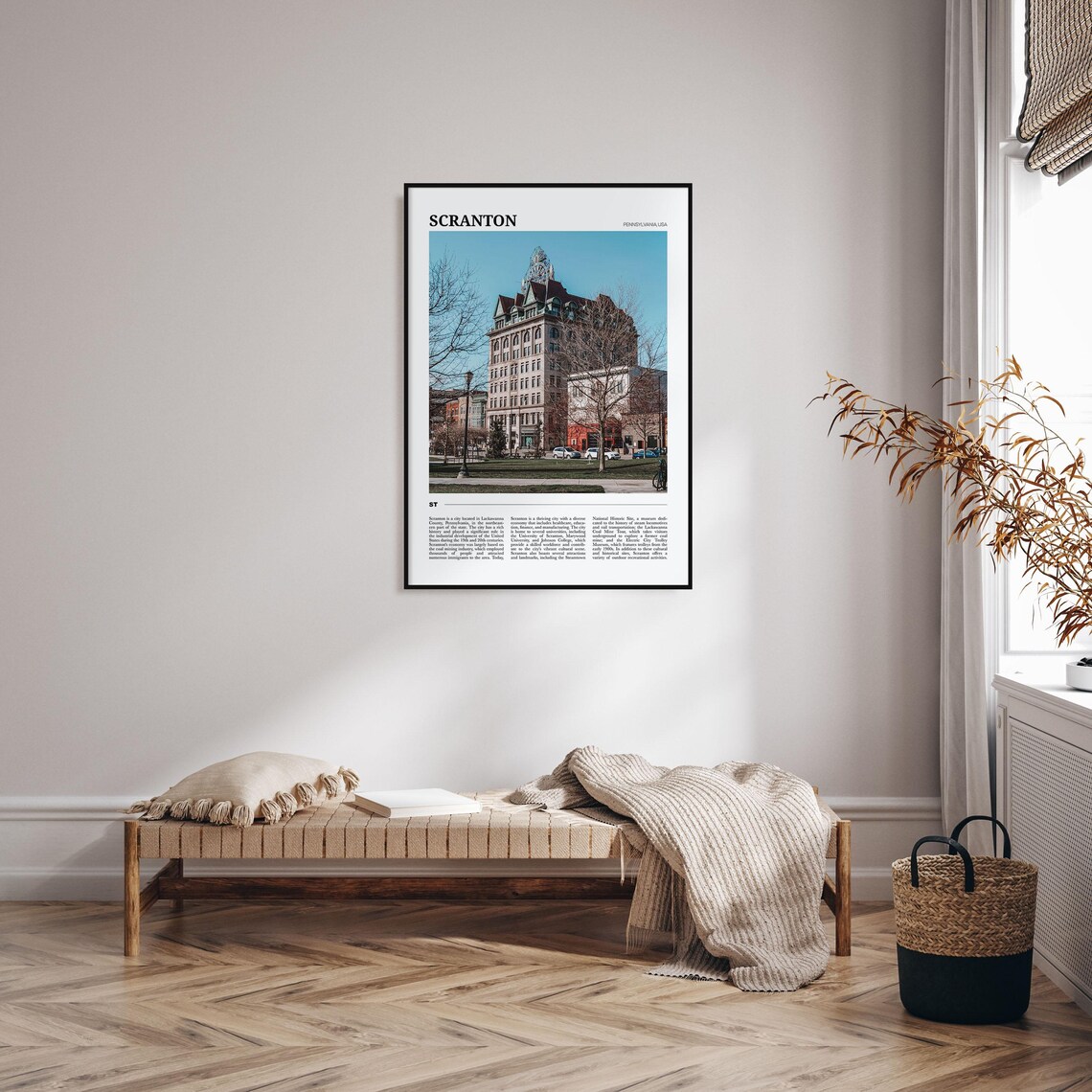 Scranton Pennsylvania USA Wall Art Print - Image 4