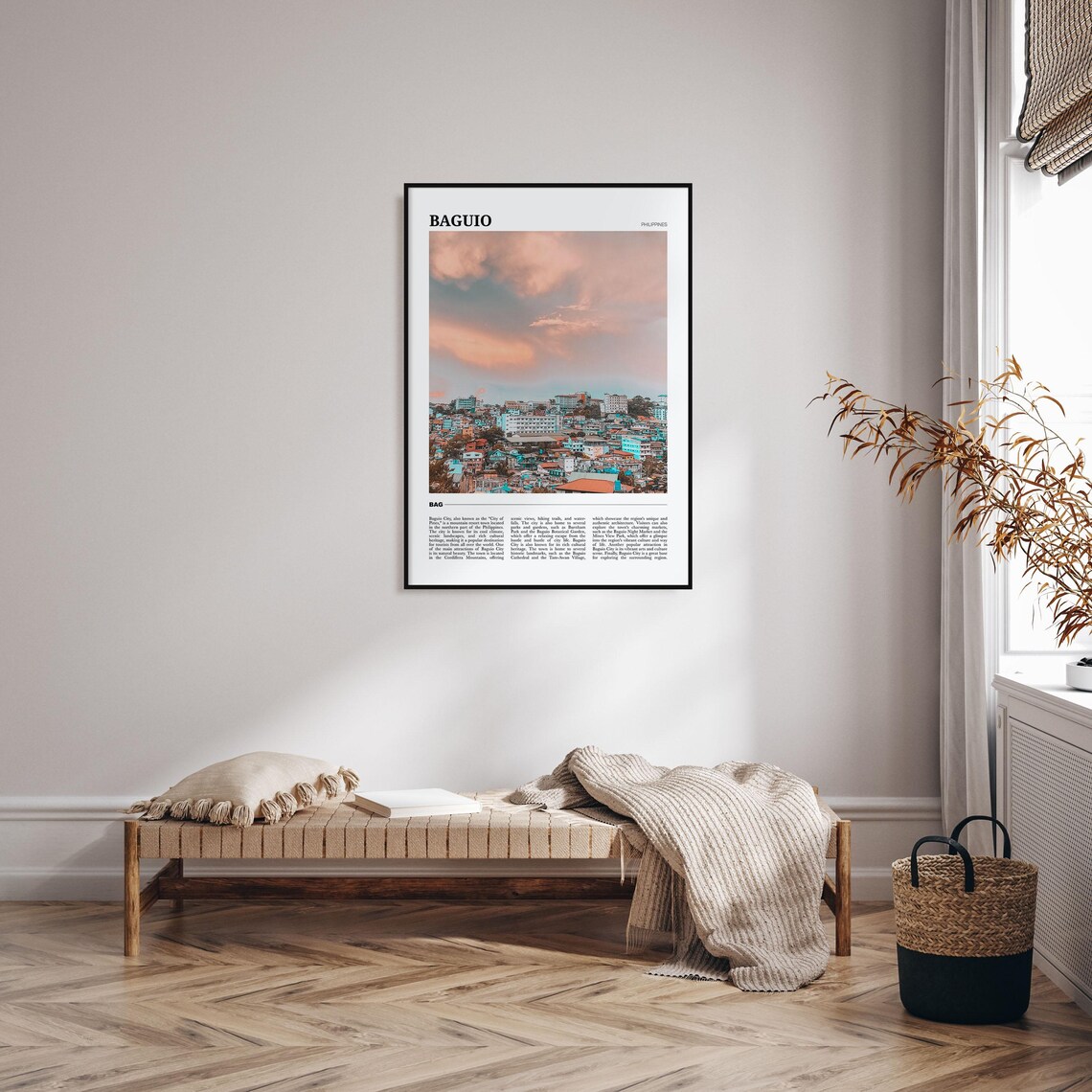 Baguio Travel Poster, Philippines Art Print - Image 4